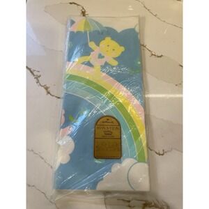 Vintage Hallmark Tumbling Teddies Tablecloth 60 x 102 Baby Shower New‎ Old Stock
